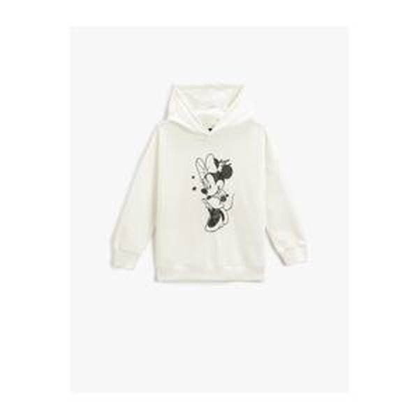 Koton Minnie Mouse Printed Hoodies and Sweatshirts Licensed Cotton