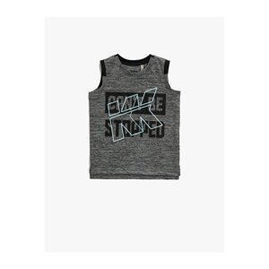 Koton Printed Singlets Crew Neck