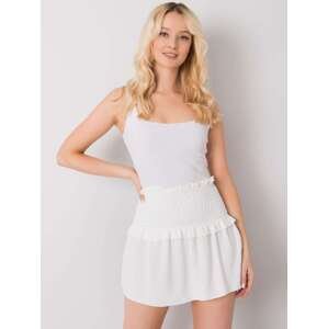 White skirt Och Bella BI-26716. R01