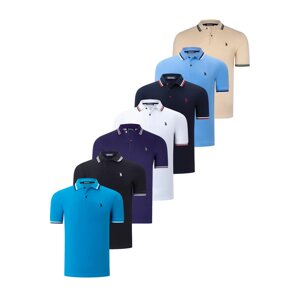 SEVEN SET T8594 DEWBERRY MENS T-SHIRT-BLACK-WHITE-NAVY-LIGHT BLUE-DARK BLUE-BEJ-PURPLE