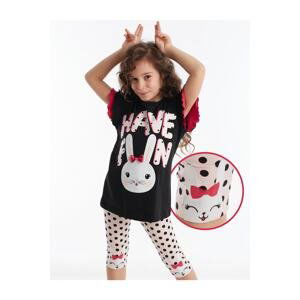 Denokids Bunny Fun Girls T-shirt Leggings Suit