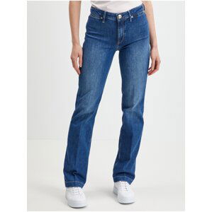 Dark blue women straight fit jeans Guess Sexy Straight Marina - Women