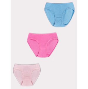 Yoclub Kids's Cotton Girls' Briefs Underwear 3-Pack BMD-0036G-AA30-002