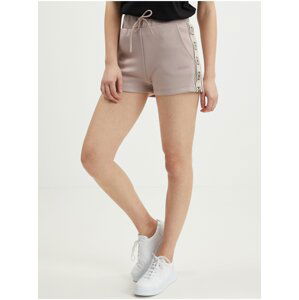 Beige Womens Sweatpants Shorts Guess Britney - Women