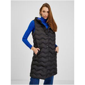 Orsay Black Ladies Quilted Vest - Women