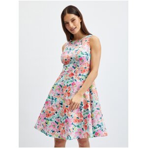 Orsay Pink-Cream Women Floral Dress - Women