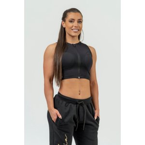 NEBBIA Dámsky crop top s vysokou podporou INTENSE Mesh