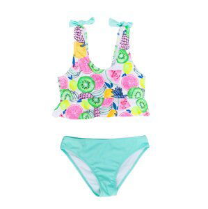 Yoclub Kids's Girls Two-Piece Swimming Costume LKD-0033G-A100