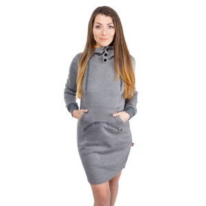 Women's Sweatshirt Dress GLANO - dark gray