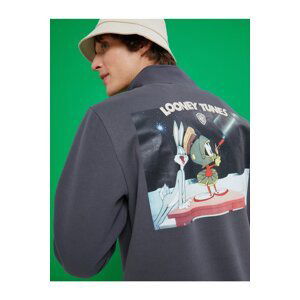 Koton Looney Tunes Oversize Sweatshirt Raised Licensed Printed