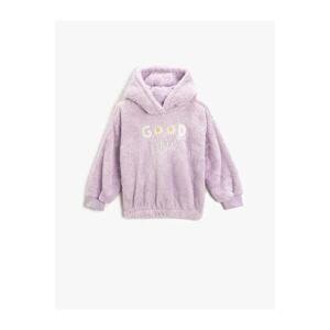 Koton Girls' Sweatshirt Lilac 3wkg10184ak