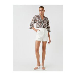 Koton Floral Crop Shirt