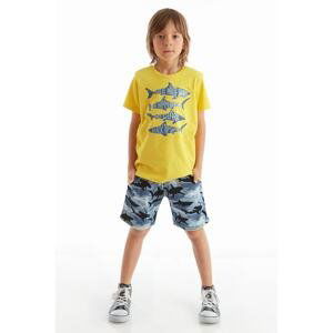 mshb&g Sharks Boy's T-shirt Shorts Set