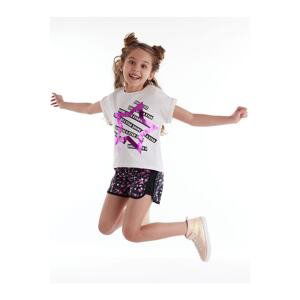 mshb&g Splash Star Girl's T-shirt Shorts Set