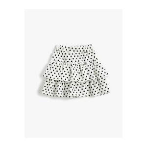 Koton Polka Dot Ruffle Skirt