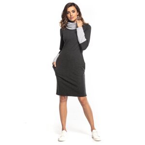 Tessita Woman's Dress T360 3 Dark Grey/Light Grey