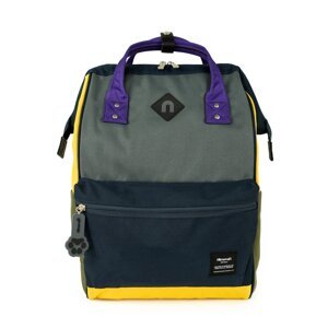 Himawari Unisex's Backpack Tr22312-6 Navy Blue