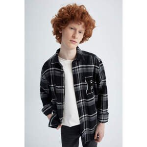 DEFACTO Relax Fit Lumberjack Long Sleeve Shirt