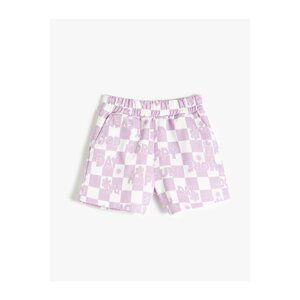 Koton Shorts Elastic Waist Pocket Printed