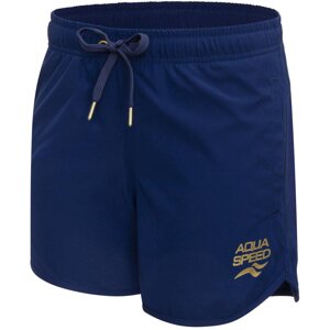 AQUA SPEED Woman's Swimming Shorts LEXI Navy Blue