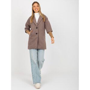 Coat brown Och Bella BI-2021799.brown