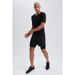 DeFactoFit Slim Fit Premium Sports Shorts With Legginng