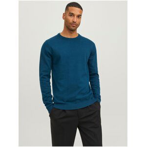 Blue Mens Basic Sweater Jack & Jones Basic - Men