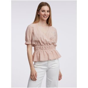 Orsay Light pink Ladies Patterned Blouse - Women