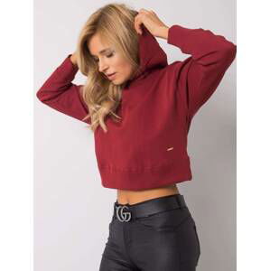 Burgundy sweatshirt You don't know me cjok0289. S27