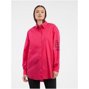 Dark pink Desigual Napoles Ladies Shirt - Women