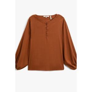 Koton Girl's Brown Blouse