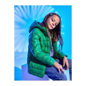 Koton Shiny Inflatable Jacket with Hooded Waterproof