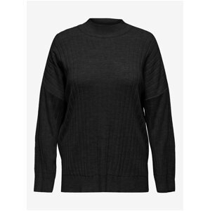 Black Women's Ribbed Sweater ONLY CARMAKOMA New Tessa - Women