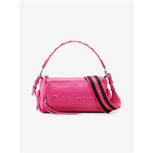 Pink Ladies Handbag Desigual Half Logo Urus - Women