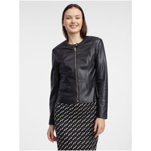 Orsay Black Leatherette Jacket for Women - Women