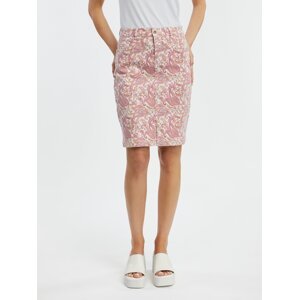 Orsay Pink Women Patterned Denim Skirt - Women