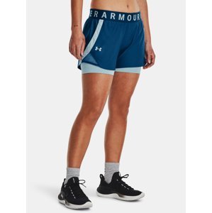 Under Armour Shorts Play Up 2-in-1 Shorts-BLU - Women