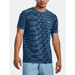 Under Armour T-Shirt UA Seamless Ripple SS-BLU - Men