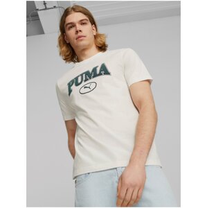 Cream Men's T-Shirt Puma Squad - Men