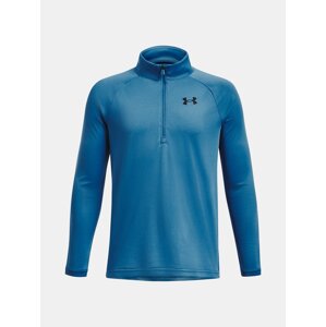 Under Armour T-Shirt UA Tech 2.0 1/2 Zip-BLU - Boys