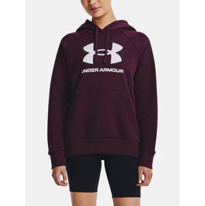 Under Armour Sweatshirt UA Rival Fleece Big Logo Hdy-MRN - Women