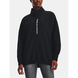 Under Armour Jacket Woven FZ Oversized Jacket-BLK - Women