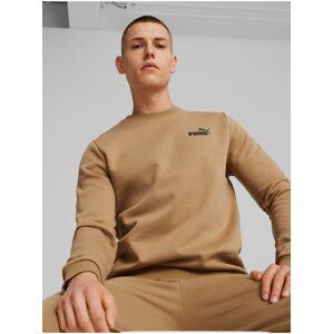 Brown Mens Sweatshirt Puma ESS - Men