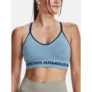 Under Armour Bra UA Seamless Low Long Htr Bra-BLU - Women