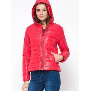 Studded jacket red