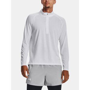 Under Armour T-Shirt UA STREAKER HALF ZIP-WHT - Men