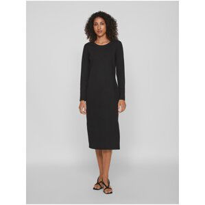 VILA Armerone Black Ladies Midishdress - Ladies