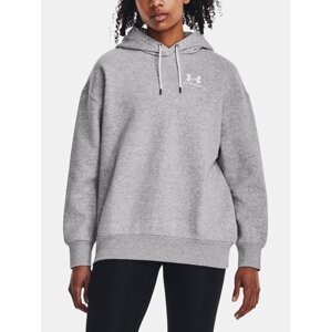 Under Armour Sweatshirt Essential Flc OS Hoodie-GRY - Women