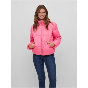 Pink Ladies Quilted Jacket VILA Tate - Women