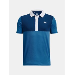 Under Armour T-Shirt UA Perf Color Block Polo-BLU - Boys